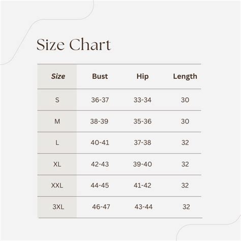 Co-Ord Set Size Chart – Palla Jaipur