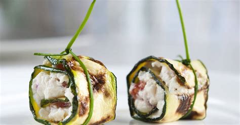 Zucchini stuffed with Savory Tofu Spread Recipe by TofuSpread - Cookpad