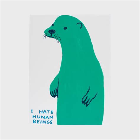 David Shrigley - Untitled (I Hate Human Beings) For Sale at 1stDibs ...