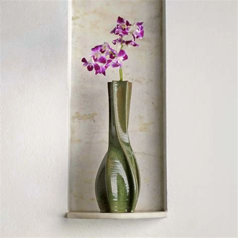 Symmetry ceramic flower vase, table accent piece | CeraPrint
