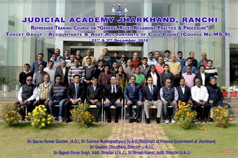 JUDICIAL ACADEMY JHARKHAND