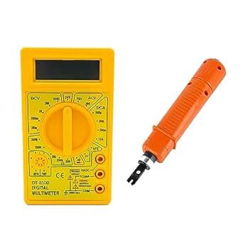 CRAFTS HAVELI Networking Tool Kit Combo Multimeter & Punch Down Tool ...