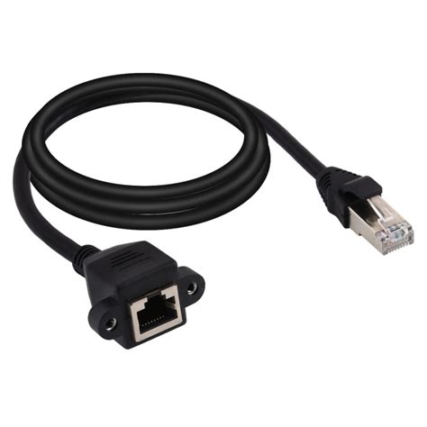 RJ45 Female to Male CAT5E Network Panel Mount Screw... – Bulky Mart