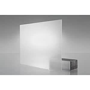 BIGIMALL Frosted Matt Acrylic Plexiglass 3mm Sheet (12Inch X 12Inch ...