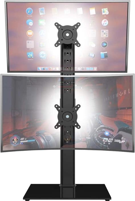 Hemudu Dual Monitor Stand - Vertical Stack Screen India | Ubuy