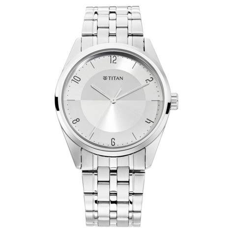 Buy Online Titan Men's Eleganza Lumina White: Luminous Dial Watch with ...