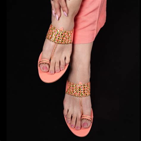 Peach Side Mirror Block Heels – irasoles