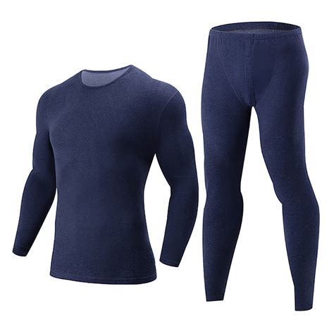 Zylarhe Thermal Underwear For Men Long For Men Soft Mens Thermals Top ...