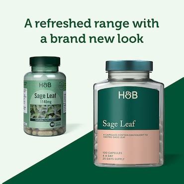 Sage Leaf - 100 Capsules | Holland & Barrett