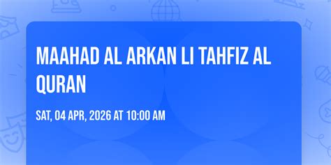 Maahad Al Arkan Li Tahfiz Al Quran, Butterworth, Malaysia, Pulau Pinang ...