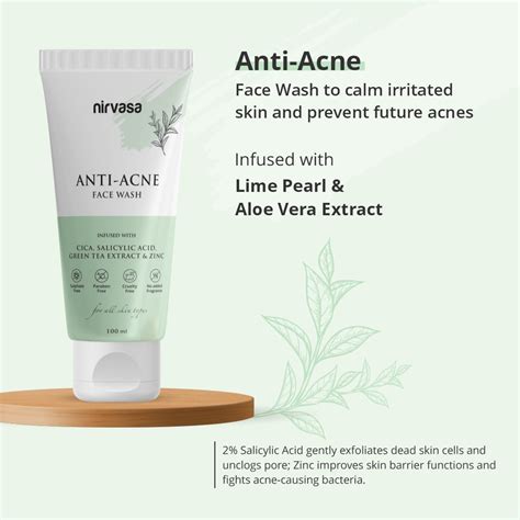 Buy Best Anti Acne Face Wash Online at Best Price for Men & Women – NIRVASA