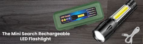 Oblivion Rechargeable LED Flashlight 1 Pc – Super Bright, Long-Range ...