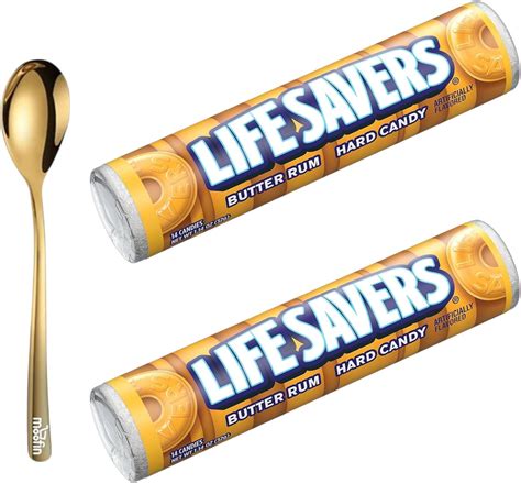 Amazon.com : LifeSavers Candy, Individually Wrapped, Butter Rum - 6.25 ...