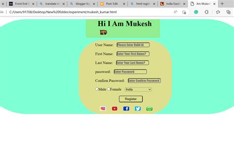 Image result for Submit Form HTML Code