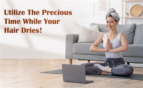 Fezora® Hair Towel Wrap Absorbent Towel Hair-Drying Bathrobe Magic Hair ...