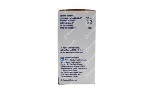Xylocaine 2% Injection 30 ML | Order Xylocaine 2 % Injection 30 ML ...