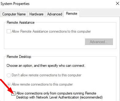 Remote Desktop Network Level Authentication 的图像结果