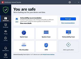 BitDefender Internet Security - 1 User, 3 Years Windows (Email Delivery ...