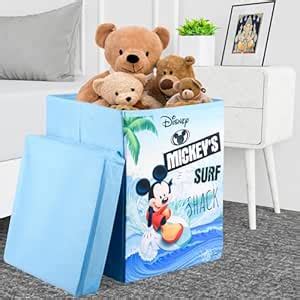 Kuber Industries Mickey Surf Toy Storage Box | Folding Laundry Basket ...