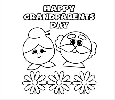 Happy Grandparents Day Free For Kids coloring page - Download, Print or ...