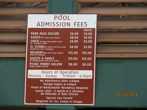 Westchester County Pools Open. Including Saxon Woods as Humidity ...