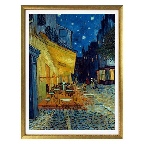 Poster van Gogh - Café Terrace | wall-art.com