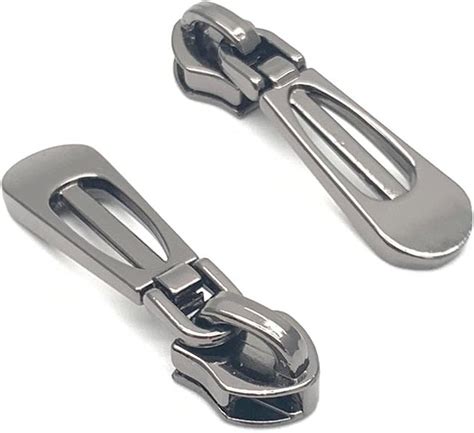 Amazon.com: #5 Zipper Pulls Antique Gunmetal Metal Zipper Pull Bulk ...