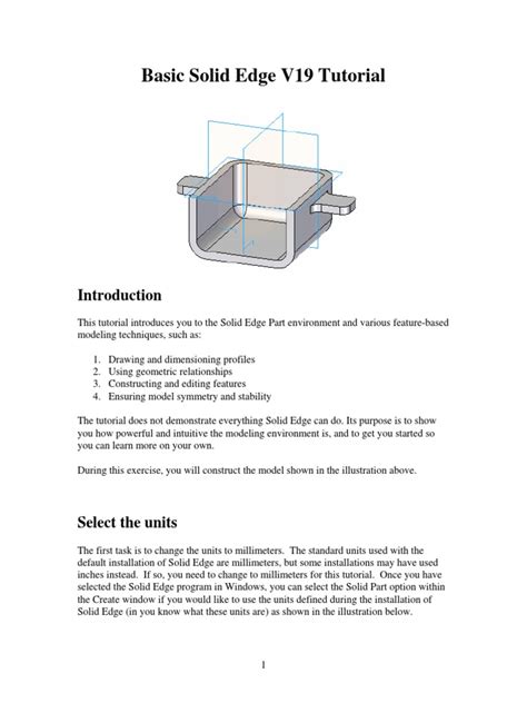 Solid Edge Tutorial 的图像结果
