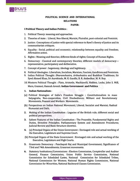 PSIR Syllabus - btech - Studocu