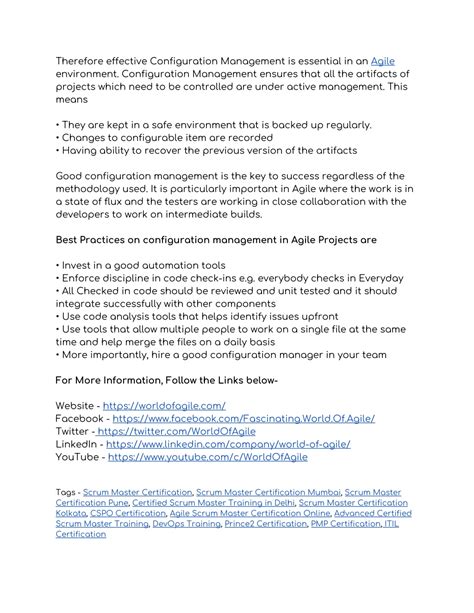 Image result for Agile Configuration Management Process