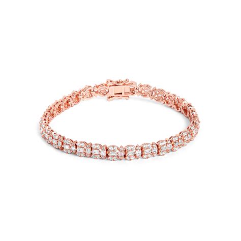 Chic-Rose-Gold-Diamond-Tennis-Bracelet – Ruha Jewels