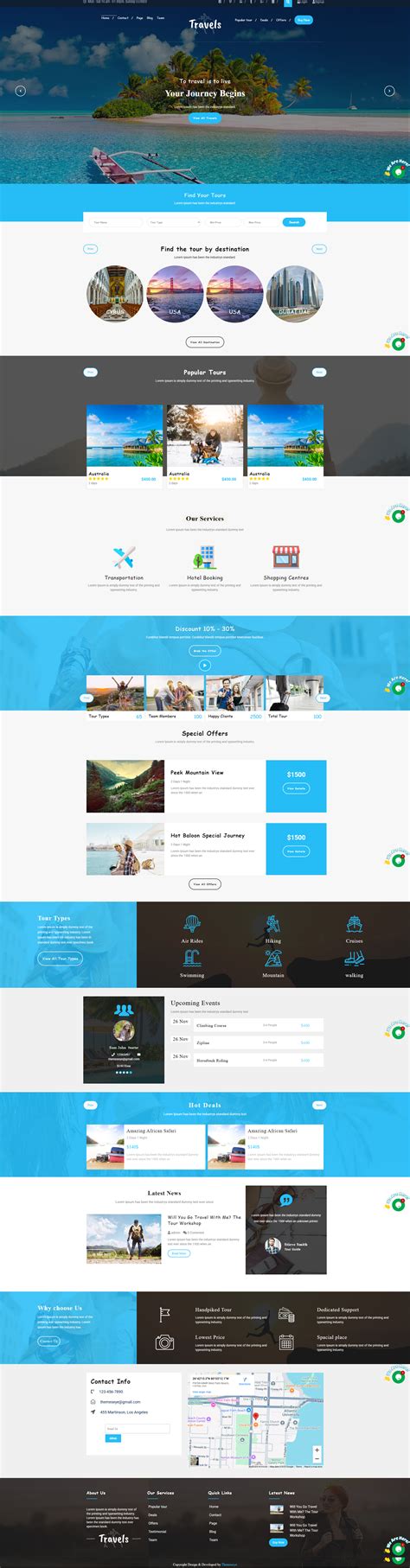 Stunning Travel WordPress Theme for Blogs & Agencies – Themescaliber