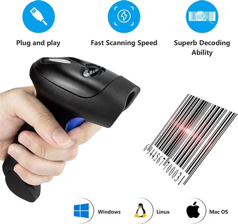 Buy Wireless QR Code Scanners Readers for Computers, NetumScan 1D 2D ...