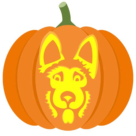 Dog Pumpkin Carving Stencils Printable