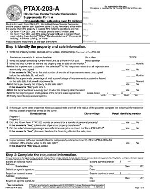 IL DoR PTAX-203-A 1999-2026 - Fill out Tax Template Online