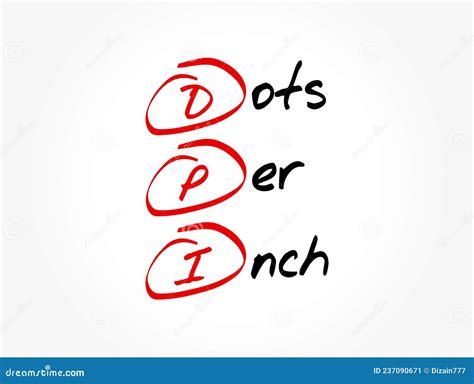 DPI - Dots Per Inch Acronym, Technology Concept Background Royalty-Free Stock Photography ...