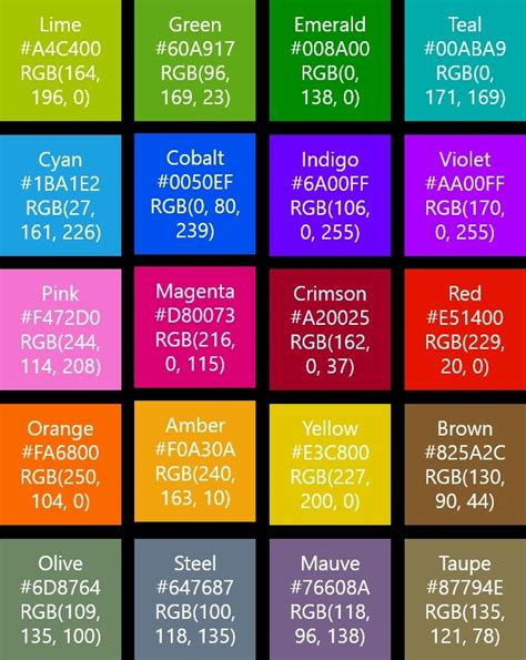Image result for Windows Phone 8 Color Code