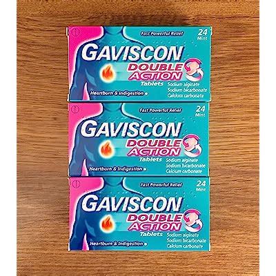 Buy Gaviscon Double Action 72 Tablets 24x3 Online at Lowest Price in ...