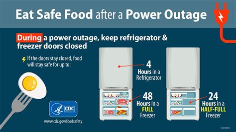 How long does food stay safe in the fridge during a power outage ...