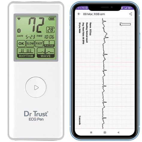 Dr Trust USA ECG Test Machine | ECG EKG Test Machine for Home
