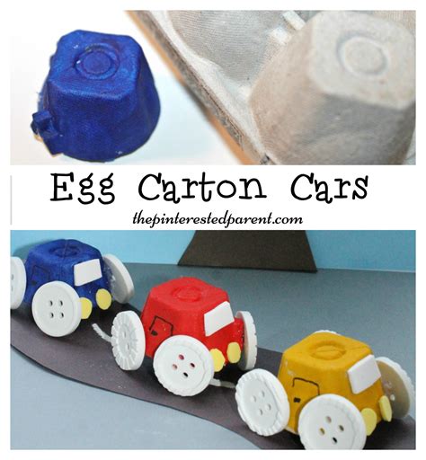 Egg Carton Cars – The Pinterested Parent