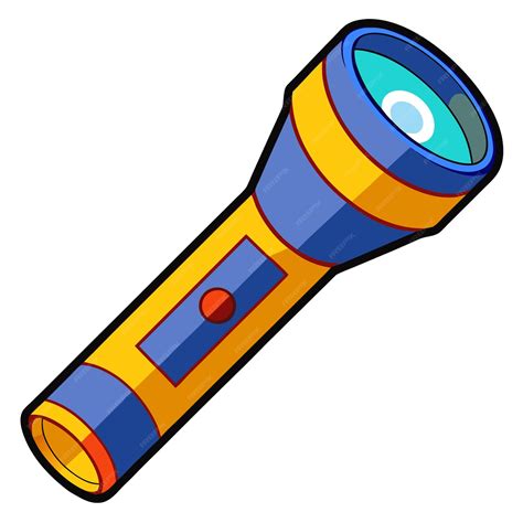 Flashlight clipart vector art and illustration | Premium AI-generated ...