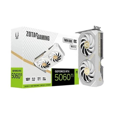 Buy ZOTAC Gaming Geforce RTX 5060 Ti Twin Edge OC White 16GB NVIDIA ...