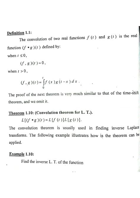 Image result for laplace transform convolution practice