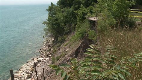 Parts of an airport runway are helping counter dangerous bluff erosion ...
