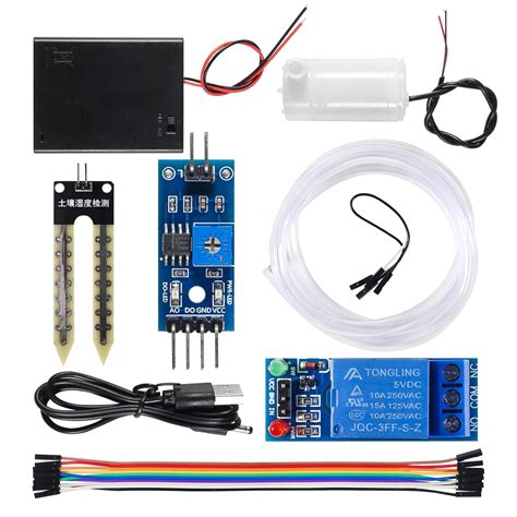 DY Smart Plant Watering System Kit with Soil Moisture Sensor, Relay ...