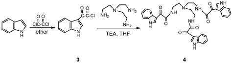 A General Synthesis of Tris-Indole Derivatives as Potential Iron Chelators