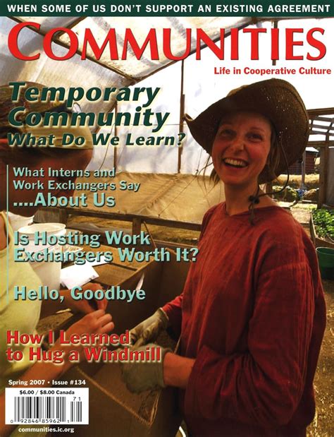 Communities Magazine #134 (Spring 2007) – Temporary Community eBook ...