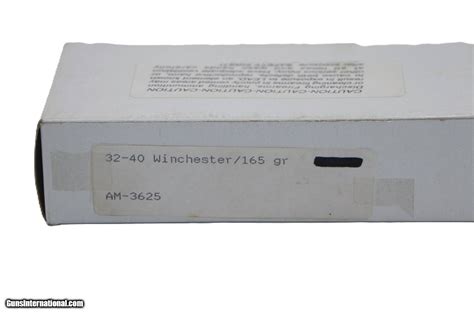 Old Western Scrounger 32-40 Winchester 165 Gr. FN - 20 Rounds