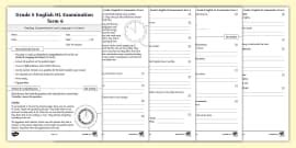 Grade 5 English Home Language - Term 3 - Exam Paper 2 (CAPS Aligned)